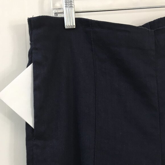 J.Jill Linen Stretch Navy Pull On Pants ants Size S GREAT Condition - Picture 3 of 7